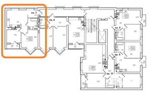 2-к квартира, вторичка, 58м2, 2/4 этаж