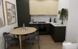 1-к квартира, строящийся дом, 35м2, 6/9 этаж