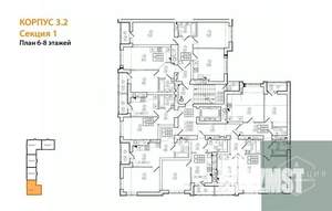 1-к квартира, вторичка, 33м2, 6/9 этаж