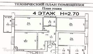 2-к квартира, вторичка, 61м2, 4/5 этаж