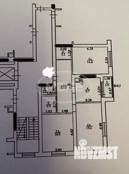 3-к квартира, вторичка, 86м2, 4/9 этаж
