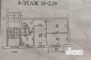 3-к квартира, вторичка, 53м2, 4/5 этаж