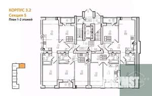 1-к квартира, вторичка, 34м2, 1/9 этаж