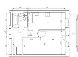 1-к квартира, вторичка, 38м2, 6/9 этаж