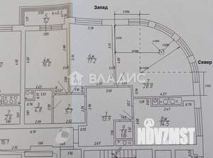 3-к квартира, вторичка, 103м2, 4/16 этаж