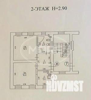 2-к квартира, вторичка, 49м2, 2/3 этаж