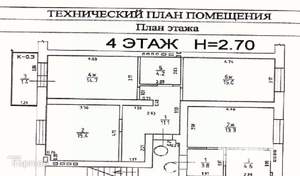 2-к квартира, вторичка, 61м2, 4/5 этаж