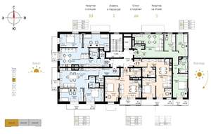 2-к квартира, строящийся дом, 83м2, 5/7 этаж