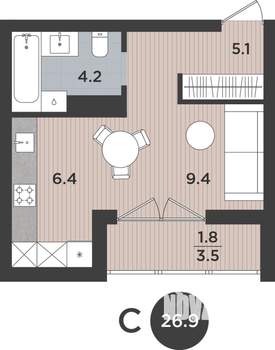 Фото квартиры на продажу (1)
