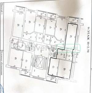 2-к квартира, вторичка, 64м2, 9/9 этаж
