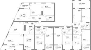 2-к квартира, вторичка, 81м2, 6/7 этаж