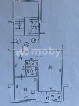 1-к квартира, вторичка, 38м2, 2/5 этаж