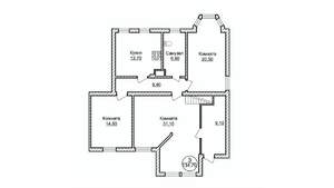 3-к квартира, вторичка, 135м2, 1/3 этаж