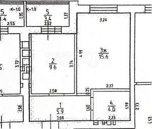 1-к квартира, вторичка, 38м2, 6/8 этаж