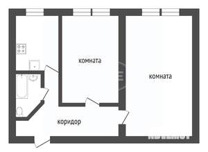 2-к квартира, вторичка, 58м2, 6/6 этаж