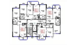 3-к квартира, строящийся дом, 73м2, 4/9 этаж