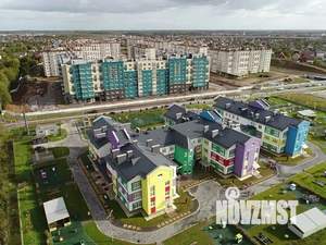 2-к квартира, строящийся дом, 63м2, 4/8 этаж