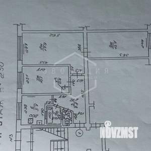 3-к квартира, вторичка, 59м2, 1/5 этаж