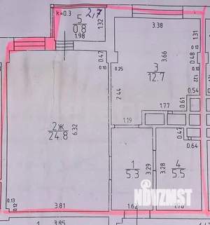 1-к квартира, вторичка, 48м2, 14/16 этаж