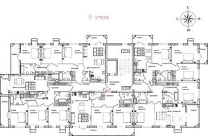 2-к квартира, сданный дом, 87м2, 9/9 этаж