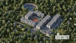 1-к квартира, строящийся дом, 38м2, 2/4 этаж