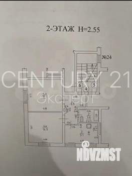 2-к квартира, вторичка, 49м2, 2/4 этаж