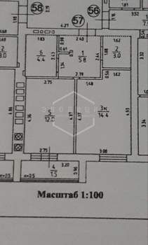 1-к квартира, вторичка, 40м2, 5/9 этаж