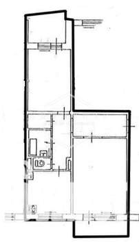 2-к квартира, вторичка, 51м2, 5/5 этаж