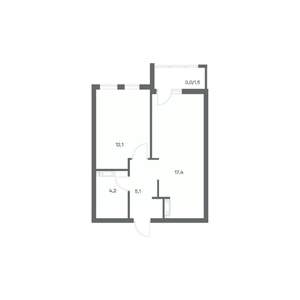 1-к квартира, вторичка, 40м2, 5/18 этаж