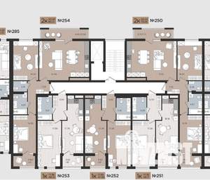 2-к квартира, строящийся дом, 80м2, 3/10 этаж