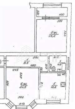2-к квартира, вторичка, 72м2, 5/7 этаж