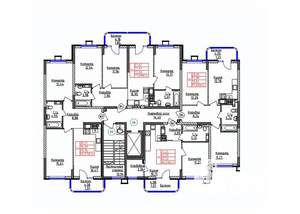 2-к квартира, строящийся дом, 60м2, 2/9 этаж