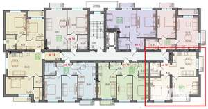 2-к квартира, вторичка, 60м2, 2/4 этаж