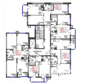 3-к квартира, строящийся дом, 75м2, 3/9 этаж