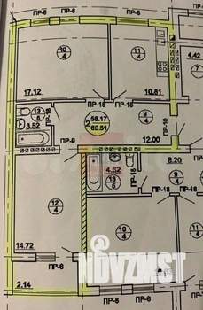 2-к квартира, вторичка, 60м2, 3/8 этаж