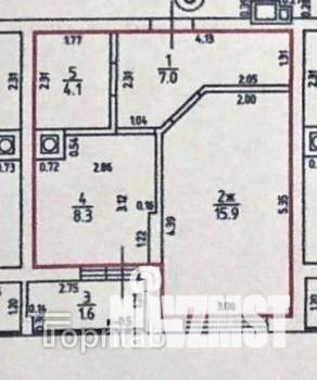 1-к квартира, вторичка, 36м2, 2/9 этаж