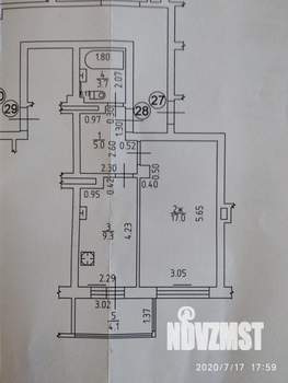 1-к квартира, вторичка, 40м2, 4/9 этаж