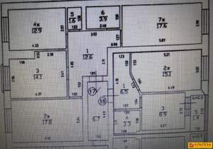 3-к квартира, вторичка, 80м2, 2/6 этаж