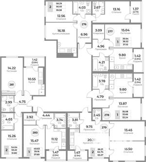 2-к квартира, вторичка, 53м2, 4/10 этаж