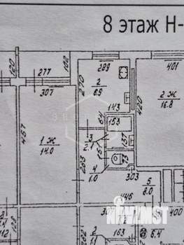 1-к квартира, вторичка, 32м2, 8/9 этаж