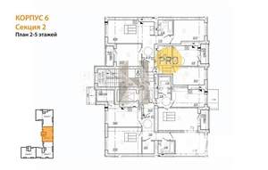1-к квартира, вторичка, 35м2, 6/9 этаж