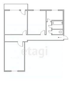 3-к квартира, вторичка, 58м2, 3/5 этаж