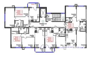 2-к квартира, строящийся дом, 58м2, 6/9 этаж