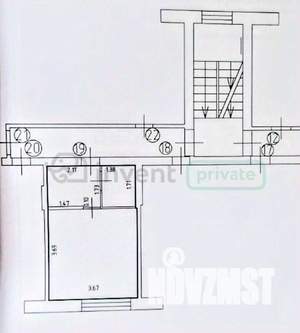 Студия квартира, вторичка, 19м2, 2/5 этаж