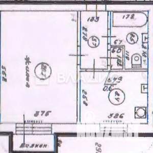 1-к квартира, вторичка, 38м2, 3/3 этаж