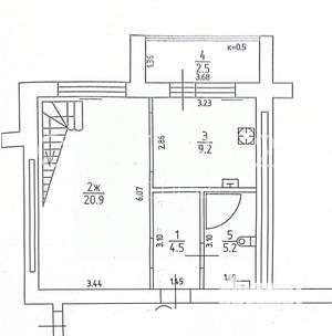3-к квартира, вторичка, 84м2, 5/6 этаж