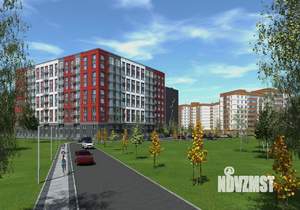 2-к квартира, строящийся дом, 66м2, 5/9 этаж