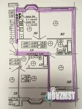 2-к квартира, вторичка, 61м2, 3/7 этаж