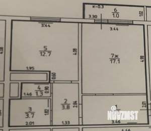 1-к квартира, вторичка, 47м2, 8/9 этаж