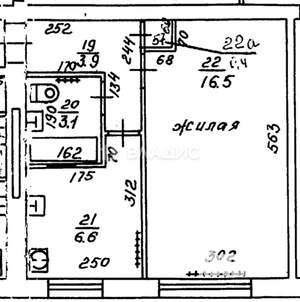 1-к квартира, вторичка, 31м2, 1/5 этаж